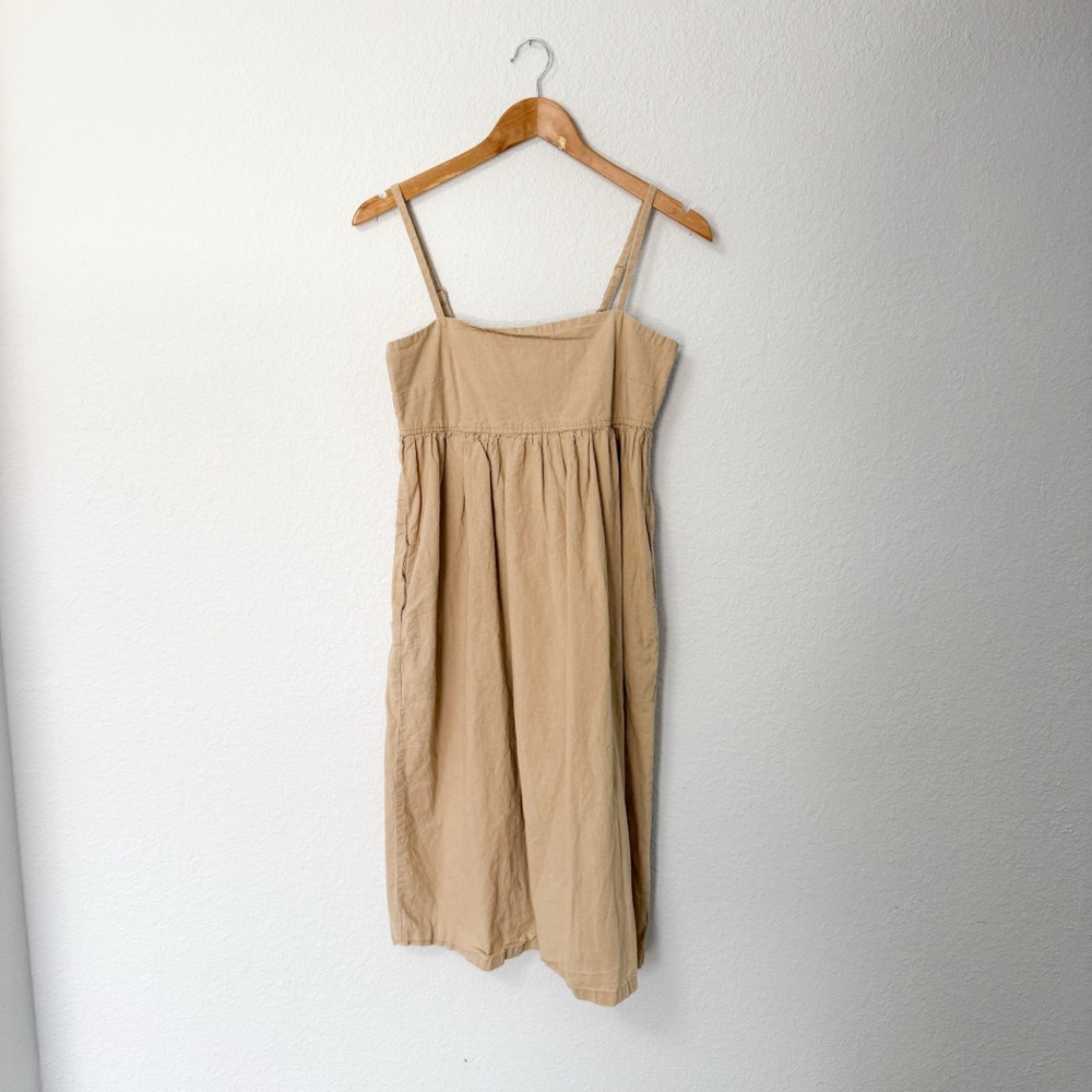 Tan Sleeveless Dress